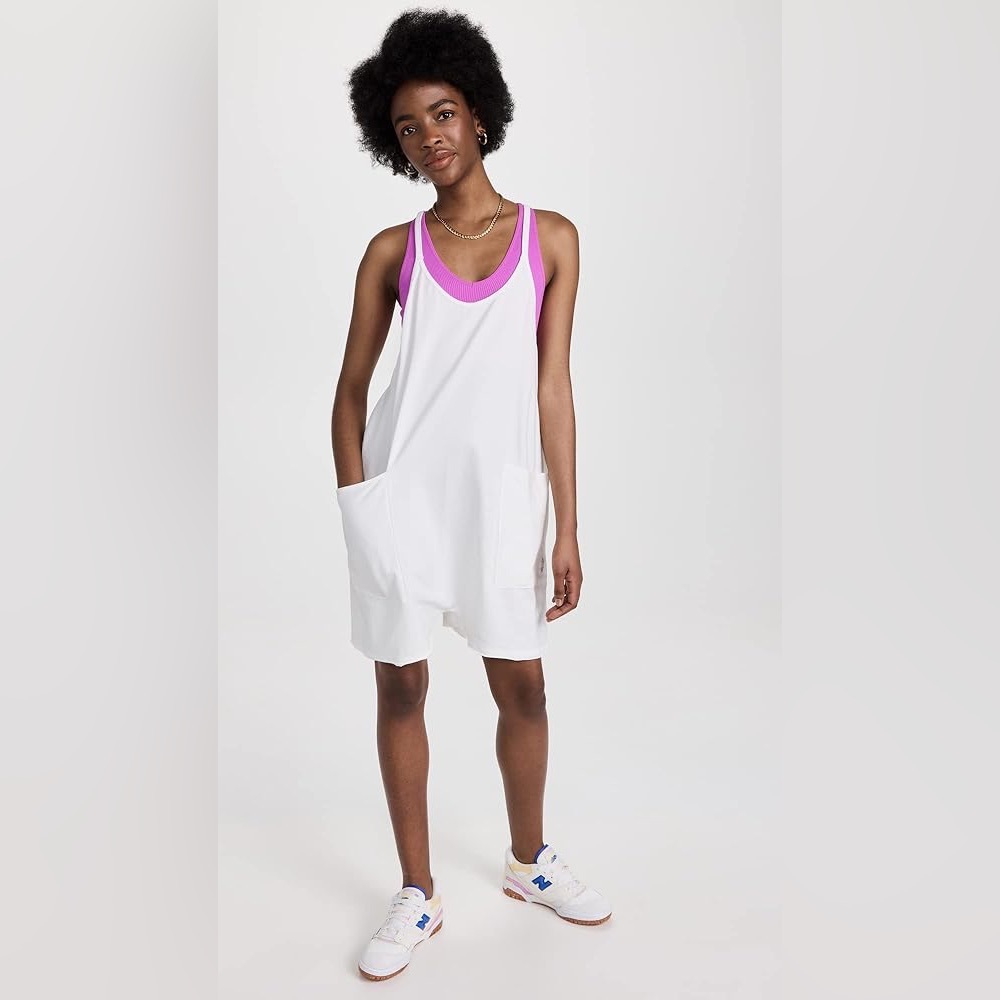 Free People Hot Shot Romper in medium